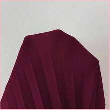 Vestido elegante y romántico para mujer con cuello en V, con volantes en la cintura y silueta evasé - Rojo - Ver 4