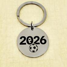 Colgante estilo Mix And Match, colgante de acero inoxidable con diseño de la Copa del Mundo, acompañado de llavero con etiqueta, diseño personalizado único, construcción resistente que no se cae fácilmente, compatible con varios collares para mascotas - Multicolor - Ver 11
