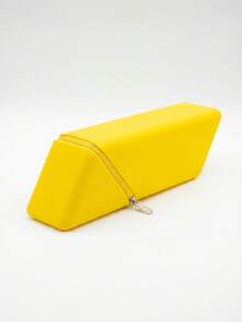 1pc Customized Name Pencil Case, Personalized Name Printing, Triangular Standing Design, Perfect Gift Choice For Students, Back To School, Birthday And Graduation Season - Multicolor - View 15