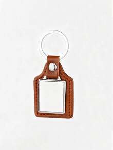 Customized Photo Leather Keychain, Personalized Photo Keychain, Unique Photo Gift For Men, Couple Keychain, Suitable For Valentine's Day, Mother's Day, Birthday, Father's Day, Graduation, Wedding, Keepsake, Housewarming Gift - Multicolor - View 12