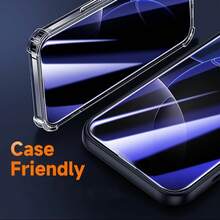 2pcs 9D Full Coverage Tempered Glass Screen Protector Compatible With IPhone 17 Pro Max/17 Pro/17/16 Pro Max/16 Pro/16 Plus/16/15 Pro Max/14 Pro Max/1 - 2pcs - View 4