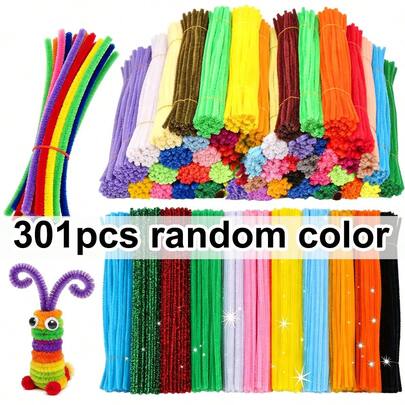 Set de Barras de Pegamento para Manualidades Infantiles, 301 Barras de Pegamento de Colores de 30, Paquete, Materiales para Manualidades, Suministros para Fiestas de Manualidades del Día de la Madre