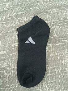 1-30 Pairs Black & White Unisex Thin Invisible Low Vamp Boat Socks, Moisture-Wicking Contrast Color Sports Casual Short Socks, Odor-Resistant Mid-Calf Socks For Spring/Summer, Suitable For Commuting, Students - Black and White - View 3