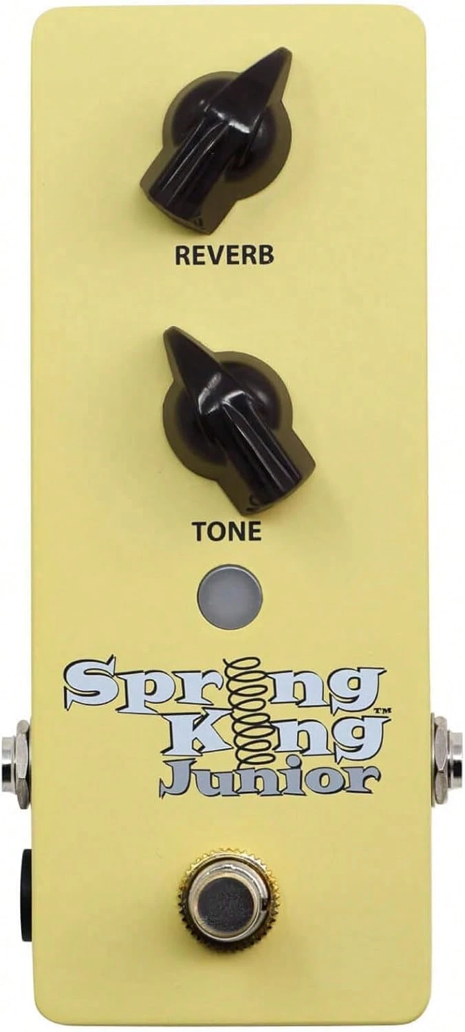 Danelectro Spring King Junior Reverb Pedal - White - View 1