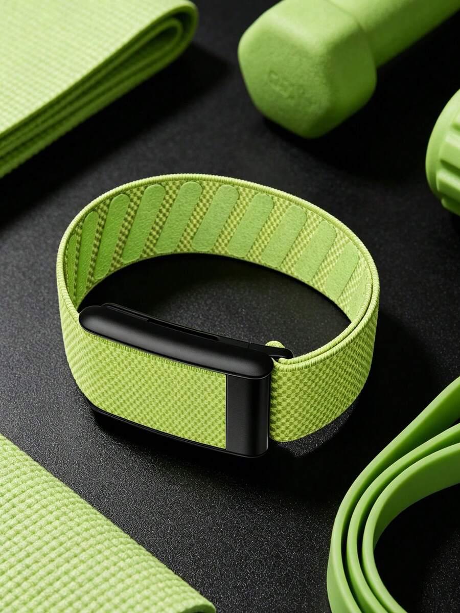 5.0/MG SuperKnit Watchband – ECG Compatible, Signature Performance Knit – Not Compatible With Gen 4 - Lime Green - View 1