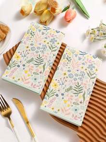 20pcs Disposable Paper Napkins Are The Perfect Choice For Western-Style Party-Printed Tableware. Their Simple Lace Patterns Suit Birthdays, And Other Occasions. Ideal For Indoor And Outdoor Dining, Festive Home Tableware, - A - View 10