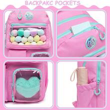 Ransel Laptop Kapasitas Besar dengan Tas Selempang, Set Ransel 3-in-1, Perlengkapan Sekolah Penting untuk Anak Perempuan - Tas sekolah anak-anak - View 4