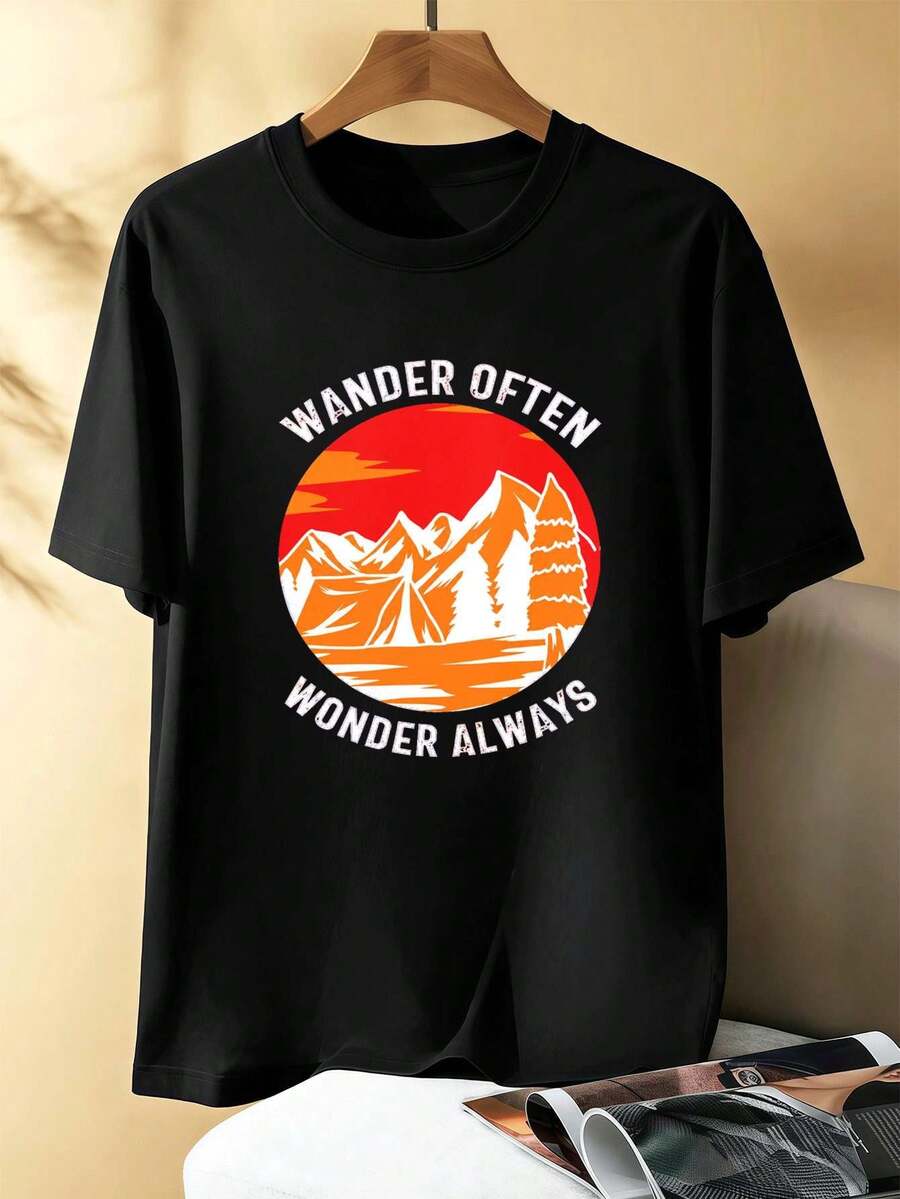 T-shirts i stora storlekar för män - Svart - Visa 1