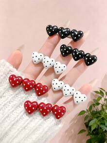 4/8/16pcs/Set Macaron Color Bow Hair Clips Combination, Sweet Cute Bangs Clips, Random Style - Suitable For Girls And Women, Soft Adorable Styling + Macaron Healing Color Palette, Like Adding A "Cute Filter" To Your Hair, Easily Achieve Sweet Girl Look For Daily School, Shopping, Dating And Other Occasions - Multicolor - View 15