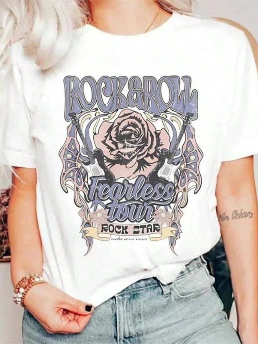 LXF2026 Camiseta de Moda Navideña para Mujer, Camiseta Divertida con Estampado de Plumas de Mariposa, Camiseta de Verano de Manga Corta, Camisetas de Plumas para Mujer XIAM - Blanco - Ver 1