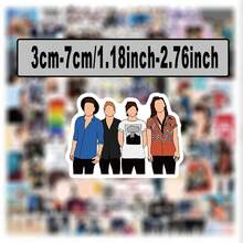 52pcs 1D Band Stickers Singer DIY Laptop Refrigerator Luggage Phone Case Water Cup Decoration Stickers - Multicolor - View 2