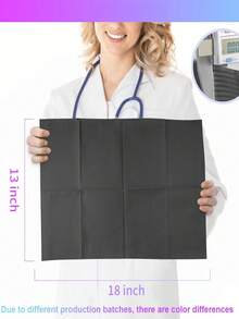 125 miếng tấm lót bàn làm móng dùng một lần, thiết kế 3 lớp, chất liệu mềm, chống rách, dùng cho thợ làm móng và chuyên gia salon làm tạp dề, tấm lót chống đâm thủng cho xăm hình - Nhiều màu - Xem 8