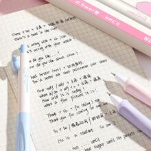 4PCS Cat Theme Retractable Ballpoint Pens;0.5mm Black Quick-Drying Pens, Fashionable Minimalist Neutral Pens, Smooth Writing;Suitable For Diary Writing And Drawing;Best Choice For Writing And Office Use, Suitable For Students, School, Notes, Office Use;Classroom Rewards, Holiday Gifts, School Supplies/Office Supplies - Multicolor - View 9