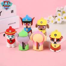 Paw Patrol 1個汪汪隊卡通手動鉛筆削筆器 - 單孔便攜設計，適合學生、教室和家庭辦公室；可用作生日禮物、開學禮物等 (隨機款式) - A - 查看 9