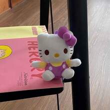 Hasbro 1pc Sanrio Hello Kitty Plush Doll 10cm, 3 Colors Available, KT Cat Pendant, Bag Decoration, Collectible Accessory, Backpack Charm, Holiday Gift - Multicolor - View 11