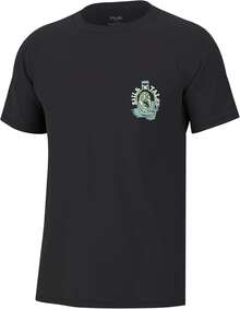 HUK Mens Fishing Graphic Tee, Performance Short Sleeve, Quick-Dry - Grey - View 3