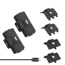Controller Rechargeable Battery Set 1100mAh High Capacity Dual Charging Mode 3-4 Hours Fast Charge 25-30 Hours Runtime Red/Green LED Battery Indicator Compatible With Xbox One/Series X|S All Series Controllers With Multiple Battery Back Covers - View 9