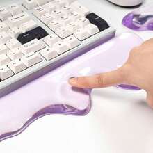 Gel Keyboard And Mouse Wrist Rest Set - Keyboard Wrist Pad And Mouse Support Pad For Office And Gaming, Ergonomic Comfortable Pain Relief For Computer Laptop, Multiple Colors Available - View 7