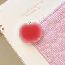 1pc Summer Personalized Fresh Fruit Shaped Phone Air Cushion Stand, Fruit Jelly Phone Stand, Slouchy Stand, Suitable For Phone Case, Tablet, Etc., Back-Adhesive Telescopic Multifunctional Folding Drip Glue Fruit Stand - Multicolor - View 10