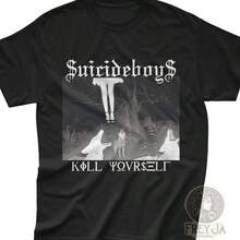 Suicide Boys Exclusive T-Shirt - Unisex Rap Music Tee - G59 Merch - Hip Hop Apparel Gift - Scrim Shirt - 黑色 - 查看 1