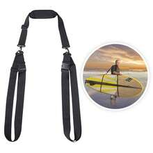 KotteSen 1pc Surfboard Shoulder Strap Kayak Binding Strap Canoe Paddle Board Fixing Strap Adjustable Back Strap Black Grey Blue Green For Carrying Skis Grass Skateboard Grass Sled - Black - View 8