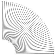 200 PCS Flat Head Pins For Jewelry Making, Straight Pins Stainless Steel 2 Inch Jewelry Making Pin Silver Flat Headpins Jewelrys Findings Eye Pin For DIY Craft Earring Bracelet Necklace Pendant - White - View 1