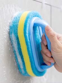 2/1pc Soft Handheld Multi-Function Powerful Sponge Brush, Suitable For Bathroom, Kitchen And Floor Cleaning, Efficiently Removes Oil Stains From Bathtub, Tile, Stove And Glass - Multiple Styles - View 15