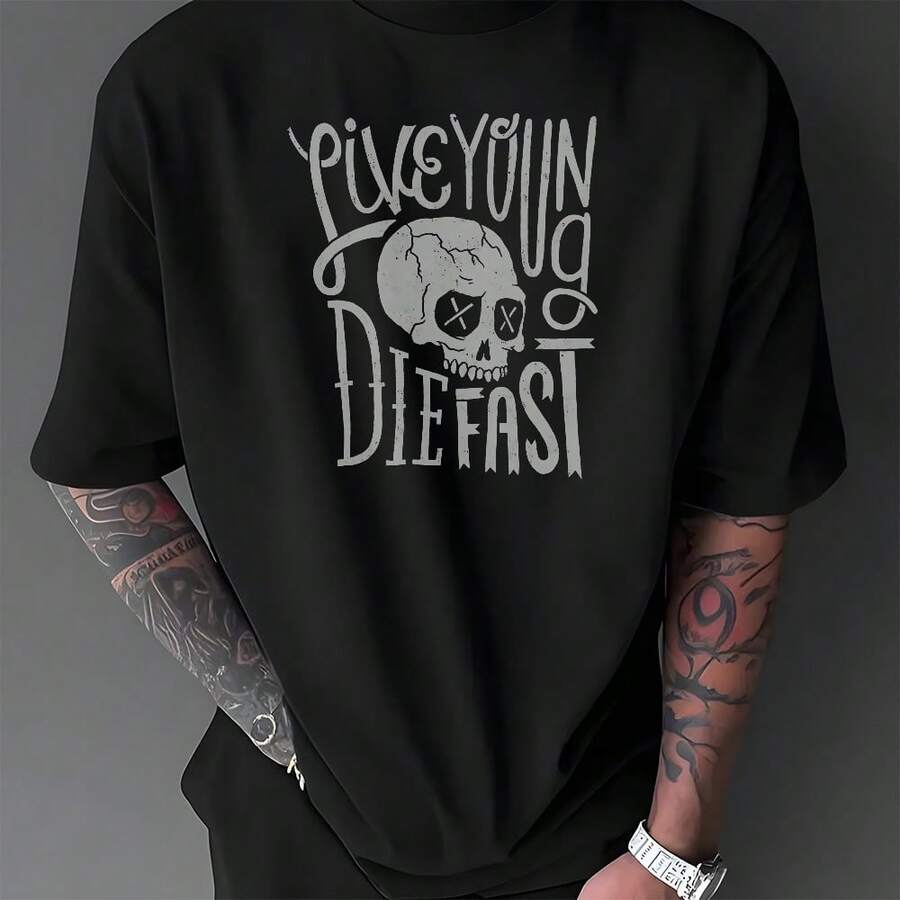 Camisetas de hombre - Negro - Ver 1