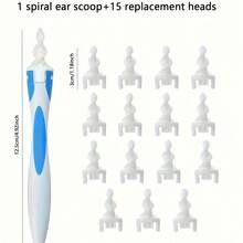 64/48/32/16pcs Reusable Ear Wax Removal Tools, With Rotating Spiral Ear Cleaner, Ear Plugs And Ear Scoops - Multicolor - View 7
