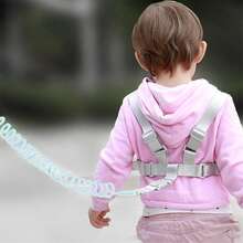 1pc Children Anti-Lost Wrist Strap & Harness 2-In-1 Anti-Loss Safety Tether For Kids Anti-Runaway Anti-Lost Rope - Multicolor - View 5