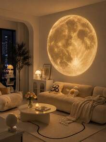 10款圖案銀河投影夜燈，USB供電行星星空投影燈，附呼吸LED效果，可靈活調整的太空投影燈，適用臥室、遊戲室、派對，天花板與牆面裝飾 - 黑色 - 查看 2