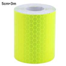 1pc Adhesive Reflective Warning Grid Sticker - A - View 11