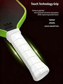 JOOLA Pro V Enhanced Table Tennis Racket - 16mm - Agassi Graf Perseus Original Color Carbon Fiber Textured Surface - Reinforced Frame And Power Core, , Excellent Ball Control, Lightweight Design - Agassi - View 6
