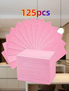 125 miếng tấm lót bàn làm móng dùng một lần, thiết kế 3 lớp, chất liệu mềm, chống rách, dùng cho thợ làm móng và chuyên gia salon làm tạp dề, tấm lót chống đâm thủng cho xăm hình - Nhiều màu - Xem 10
