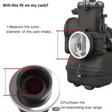 Filter Udara TRTY untuk Motor, Diameter 51mm/2in, Bentuk Jamur, Antarmuka Penjepit yang Dapat Diatur 50~54mm, Warna Ungu, Filtrasi Kepadatan Tinggi, Asupan Udara Tinggi untuk Meningkatkan Tenaga. Cocok untuk Motor Cruiser Jepang, Modifikasi, 883, XV400 XV535, Suzuki VL400, Kawasaki - Filter udara aliran tinggi untuk sepeda motor - View 7