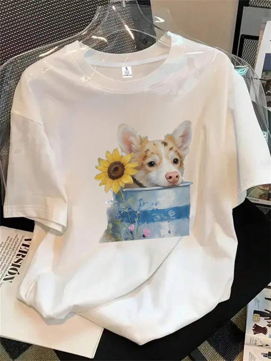 Halloween Graphic T-Shirt - White - View 1