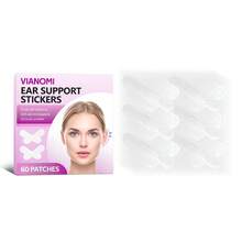 VIANOMI 60pcs Ear Support Tape, Self-Adhesive Ear Lift Patches, Transparent Ear Shaping Stickers, Visual Slimming, Women's Photography Makeup Accessory, Invisible Ear Support Patches, Makeup Tool - Clear - View 12