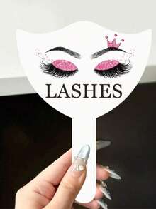 1PC Lash Technician Photo Prop Lash Photo Display Board Reusable PVC Handheld Lash Beauty Card Social Media Lash Technician Supplies Lash Tools Lash Technician Gift - Multicolor - View 11