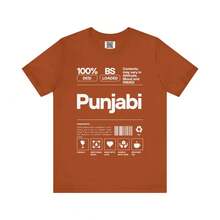 Punjabi Ingredients Shirt | Funny Unisex T-Shirt With  Design | 100% Cotton Graphic Tee | Unique Gift For Punjabi Friends. 100% Cotton. - 秋季(29.09 新元 - 50.92 新元) - 查看 7