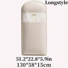 Saco de Cobertura de Poeira para Roupas Suspensas, À Prova d'Água e à Prova de Poeira, Solução de Armazenamento de Guarda-Roupa para Casacos, Ternos, Vestidos, Jaquetas, Suéteres, Organização de Espaço de Armário, Saco de Roupa Protetor de Vinil Transparente, Respirável e à Prova de Umidade, Organizador de Armazenamento de Roupas para Casa e Quarto - Visão 15