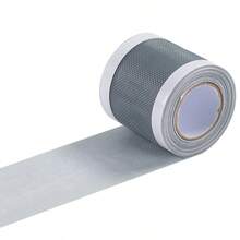 1 pieza Juego de cinta de reparación de malla de plástico autoadhesiva|Parche de reparación no impermeable, adecuado para pantallas de ventanas, mosquiteros y puertas-Repara fácilmente desgarros, agujeros y desagües de piso para prevenir insectos-Cinta de malla adhesiva fuerte, reparación rápida - Multicolor - Ver 14