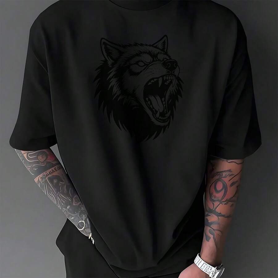 Men T-Shirts - Black - View 1