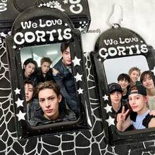 COR/TIS Black Glossy Irregular Star Card Holder We Love 3-Inch Photo Star Card Storage Sleeve, Waterproof Scratch-Resistant Protective Cover For Idol Photos, Student Campus Meal Card, Bus Card, ID Card Holder, Can Be Paired With Spring Chain As Backpack Charm, Concert Comic-Con Offline Support Accessory, Niche Fan Gift For Fellow Fans, Besties, Friends, Birthday, Holiday - Multicolor - View 7