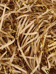 10g Colorful Raffia Grass Gift Box Filler, Fresh Style Candy Box Glitter Gold Tinsel Yarn, Birthday Gift Box Decoration, Candy Box Filler - A - View 15