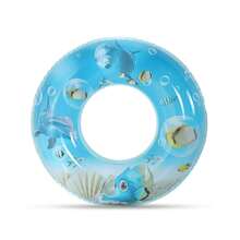 Inflatable Donut Lifebuoy Float For Swimming Pool 90cm - Blue - View 4