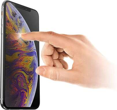 Tempered Glass Screen Protector For IPhone Xs MAX (ONLY) Compatible With Defender, Commuter, Symmetry &Amp; Lifeproof Nuud, Next &Amp; Slam Cases - Non-Retail Packaging