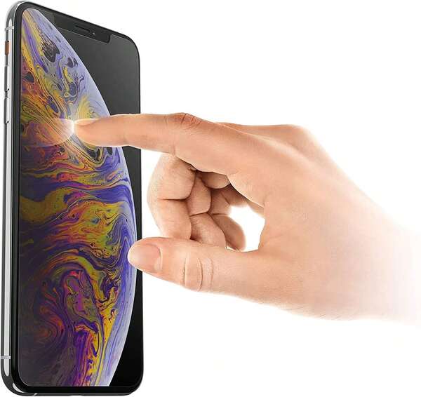 Protector de pantalla de vidrio templado para iPhone Xs MAX (SOLO) compatible con fundas Defender, Commuter, Symmetry & Lifeproof Nuud, Next & Slam - Embalaje no comercial
