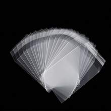100PCS ReSealable Card Holder Sleeves For Top Loader/Magnetic Card Holder PSA Protector/Clear Plastic Waterproof Sleeves Pull Tab Card Sleeves Card Holder Extractors, Allowing For Easy Card Removal Without Causing Any Damage, Game Inner Sleeves - Multicolor - View 8