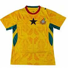 2026 Ghana Away Fan Soccer Jersey, Quick-Dry Match Day Football Shirt For USA Canada Mexico World Cup - M - 查看 1