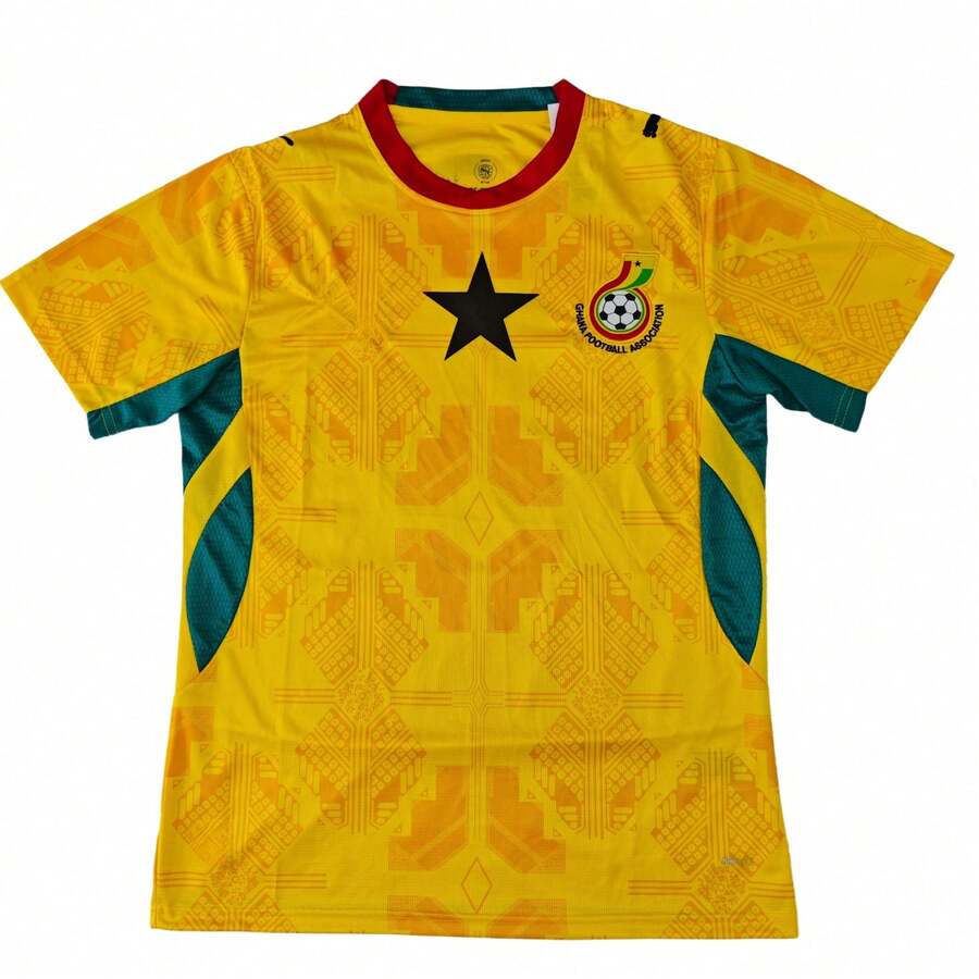 2026 Ghana Away Fan Soccer Jersey, Quick-Dry Match Day Football Shirt For USA Canada Mexico World Cup - M - 查看 1